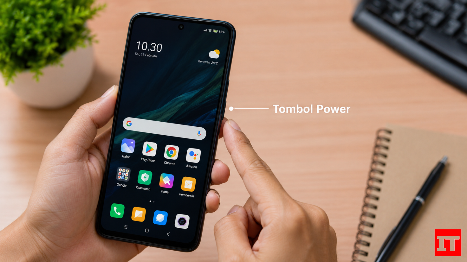 Cara Membuat Tombol Power HP Android Tetap Awet Tanpa Root