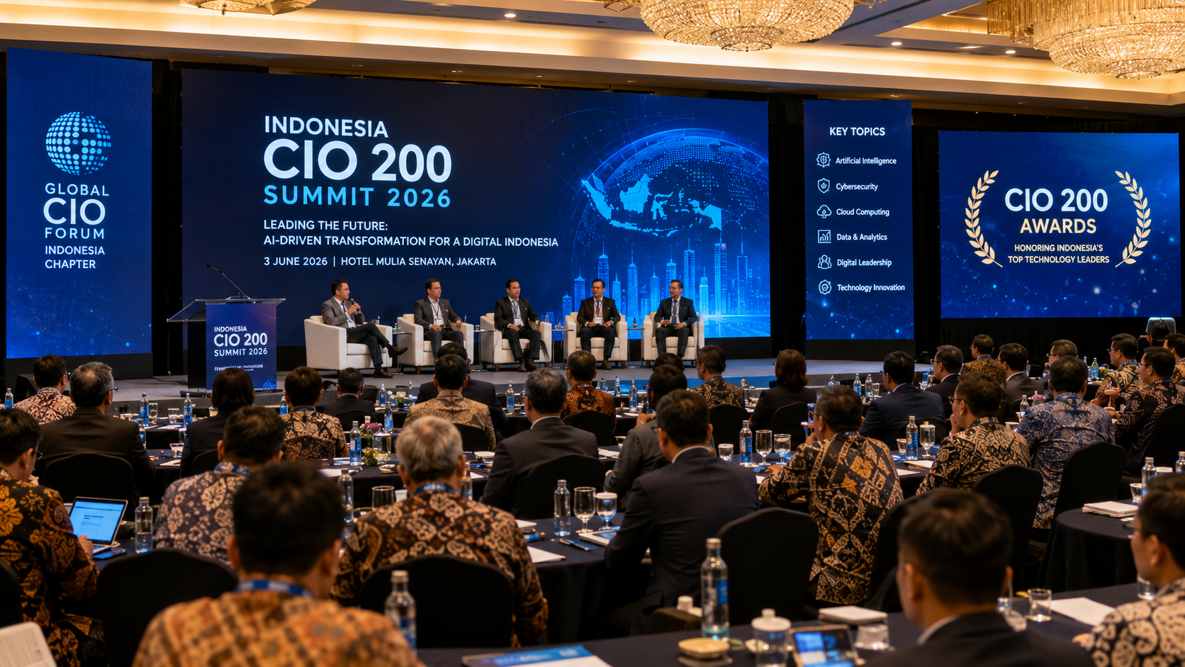 Indonesia CIO 200 Summit 2026 Dorong Transformasi Digital dan Kepemimpinan Teknologi Nasional